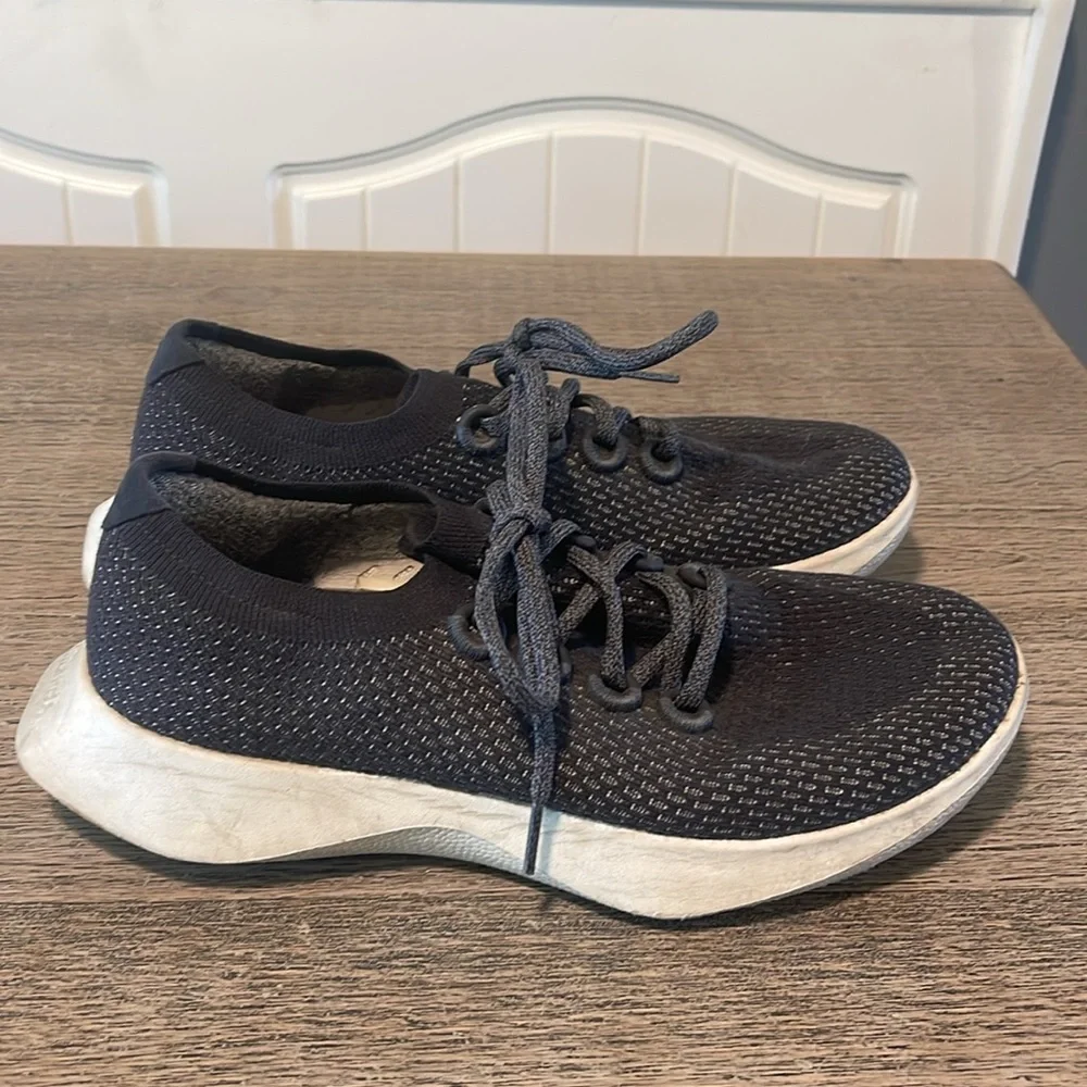 Allbirds Tree Dasher Dark Blue Knit Sneakers Men's Size‎ 9